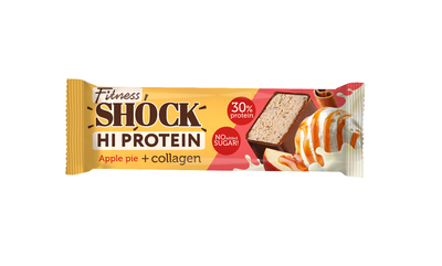 Кондитерское изделие FitnesSHOCK Батончик Яблоко-корица, глазированный 40 гр.