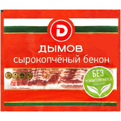 Бекон с/к Дымов Венгерский в нарезке 10*200г в/у