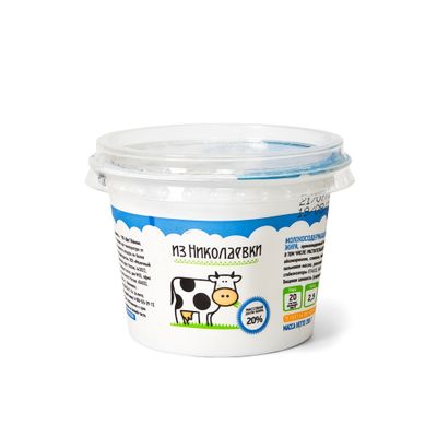 Продукт сметанный Из Николаевки с ЗМЖ 20% 200г