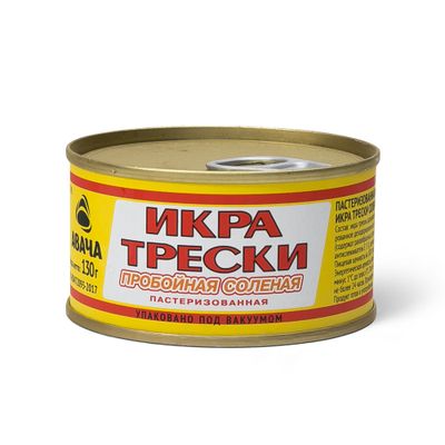 Икра трески Наутилус пробойная сол.ж/б 130г