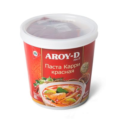 Паста карри красная, AROY-D 400гр