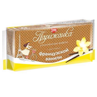 Вафли Сладкая Слобода Парижанка с ароматом французской ванили 210г*13шт