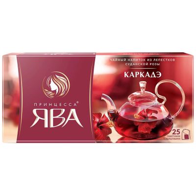 Чайный напиток Принцесса Ява КАРКАДЭ 18*(25п*1,5г)