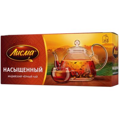 Чай Лисма Насыщенный черный 18*(25п*1,8г)