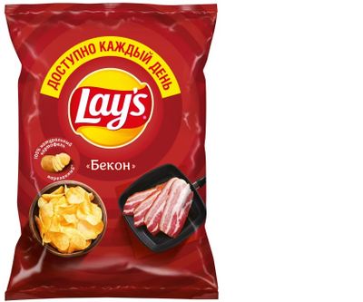 Чипсы Lays картоф. бекон 25*70г