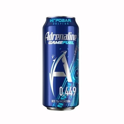 Энергетический напиток ADRENAL RUSH GAME FUEL б/ал.ж/б 12*0,449 л