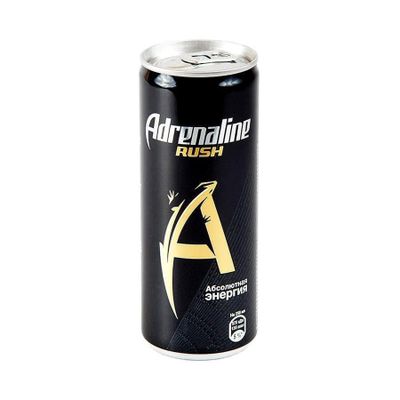 Энергетический напиток ADRENAL RUSH б/ал ж/б 12*0,250 л