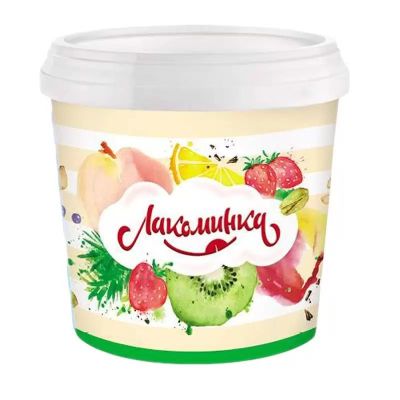 Йогурт Лакоминка Клубника м.д.ж. 3,3% Пласт. ведро 3кг