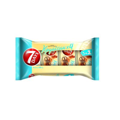Круассан 7 DAYS с кремом вареная сгущенка 3+1 (65 гр х 4 шт)