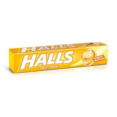 Леденцы Halls Мед-Лимон 25г