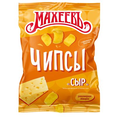Чипсы картофельные Махеев со вкусом сыра 80г