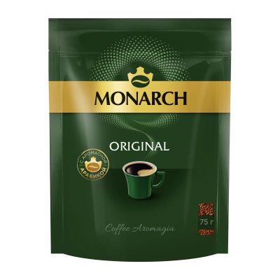 Кофе МОНАРХ ОРИДЖИНАЛ натур.раств.сублимир м/у 12*75г