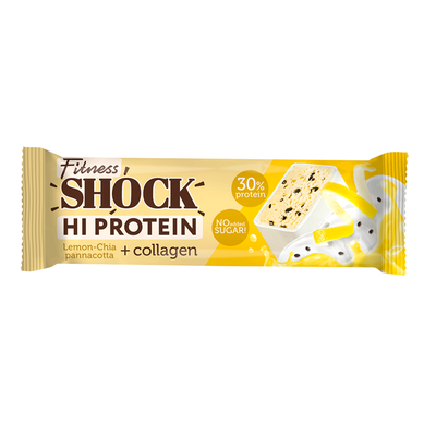 Батончик FitnesSHOCK глазированный, Лимон-чиа 40 гр