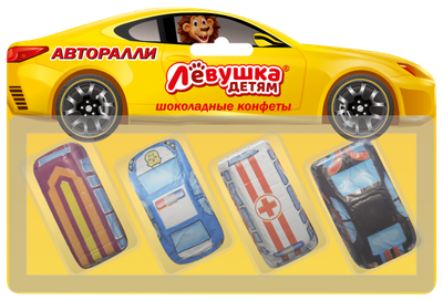 Набор конфет Славянка Лёвушка авторалли 64 г (12)