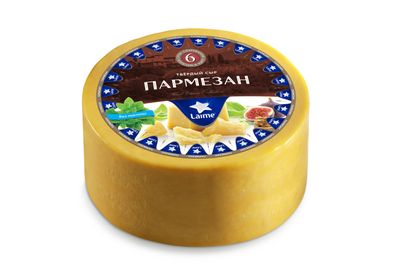 Сыр LAIME Пармезан выдержанный (6 мес.) 40% круг 1*~6,5кг (Аргентина)