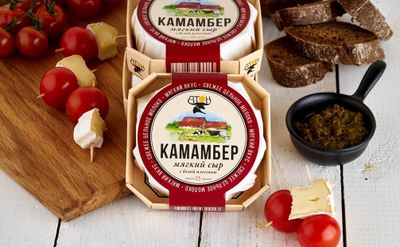 Сыр Камамбер 'АТОН' 6шт*125гр (Россия)