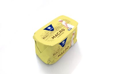 Масло сливочное ТЗ LAIME 82,5%, фас. 4шт*350гр (Россия) охлажденка