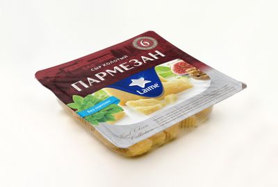 Сыр LAIME Пармезан колотый (6 мес) 40% фас. 4шт*100гр (Россия, Спб)КП