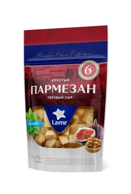 Сыр LAIME Пармезан колотый (6 мес) 40% фас.10шт*125гр (Россия, Спб)КП