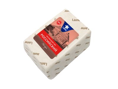 Сыр LAIME Российский 50% блок 4~*1,5 кг (Россия, СПб)КП