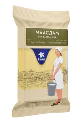 Лайме Маасдам 45% фас 10шт*200 гр (Россия, Спб)КП 90суток