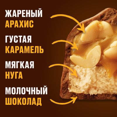 Шоколадные конфеты Snickers minis с карамелью, арахисом и нугой, пакет 180 г