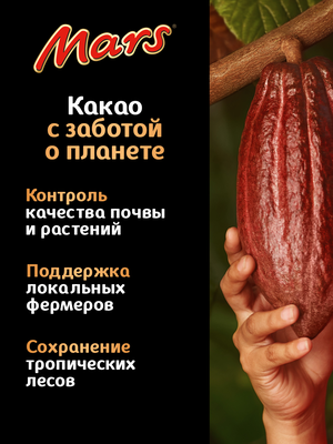 Шоколадные конфеты Mars minis с карамелью и нугой, 1 кг