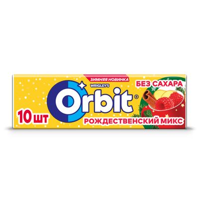 Жевательная резинка Orbit Рождественский микс без сахара, 13,6 г