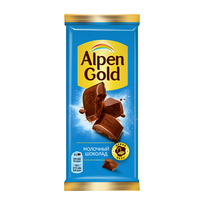 Шоколад молочный Alpen Gold Альпен Гольд, 80г