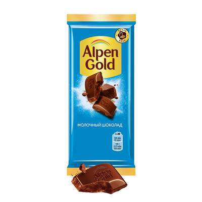 Шоколад молочный Alpen Gold Альпен Гольд, 80г