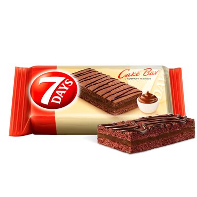 Пирожное бисквитное 7DAYS Cake Bar с кремом "какао" 30 г