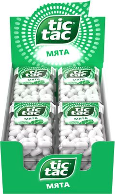 Освежающее драже конфеты Tic Tac Мята, 16 г