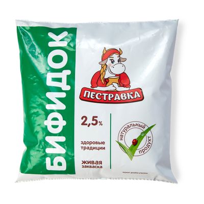 Бифидок Пестравка 2,5% 450г Фин-пак