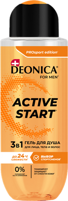 Гель для душа DEONICA FOR MEN 400мл ACTIVE START