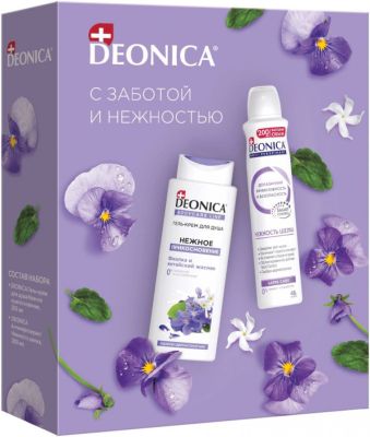 Подарочный набор Deonica Нежное прикосновение (спрей + гель для душа) 2024
