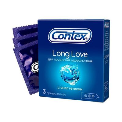 Презервативы Contex Long Love 3шт
