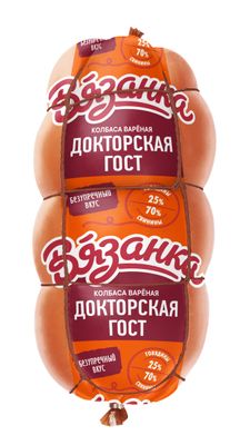 Колбаса вареная Докторская ГОСТ Вязанка 0,4 кг