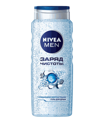 Гель для душа NIVEA MEN Заряд чистоты 500мл