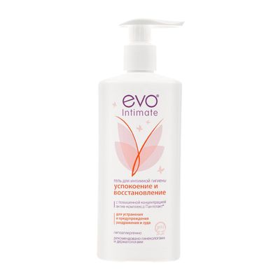 Гель для интимной гигиены EVO Intimate 250мл Успокоение и восстановление с комплексом Пантелакт