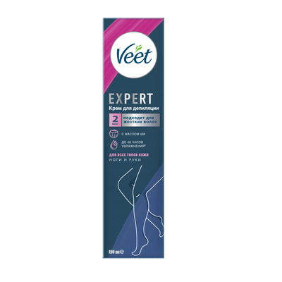 Крем для депиляции VEET Expert для всех типов кожи 200мл