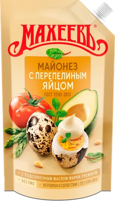 Майонез Махеевъ с перепелиным яйцом 67% 400мл