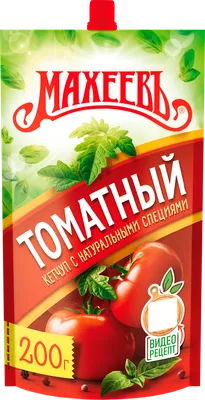 Кетчуп Махеев Томатный Д/П 20*200 гр.
