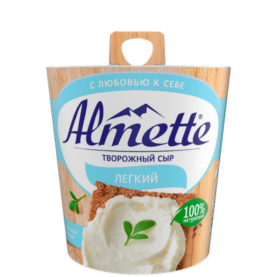 Сыр творожный Almette Легкий, 150г 