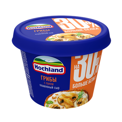 Сыр Hochland плавленый Грибы с Луком п/в, 40% 8*230г