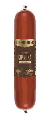 Колбаса п/к Стародворье Сочинка зернистая с сочной грудинкой вес
