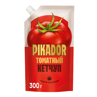Томатный кетчуп PIKADOR Томатный Дой-пак, 300г, Россия