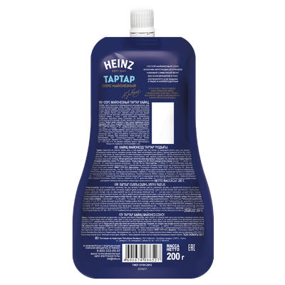 Майонезный соус Heinz Тартар, 200 г