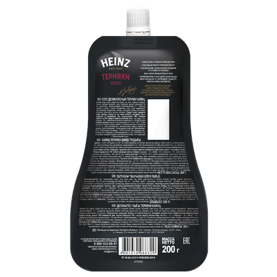 Соус Heinz Терияки , дой-пак, 200г