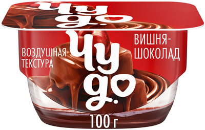 Десерт творожный Чудо вишня-шоколад 4,4% 100г