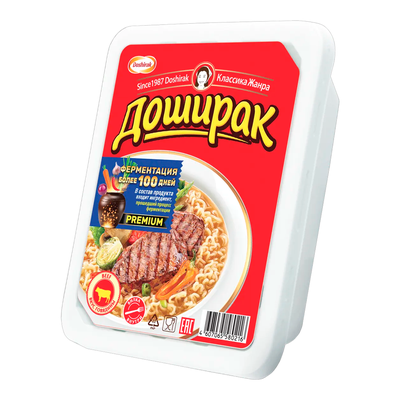 Лапша быстрого приготовления Доширак со вкусом говядины 90г